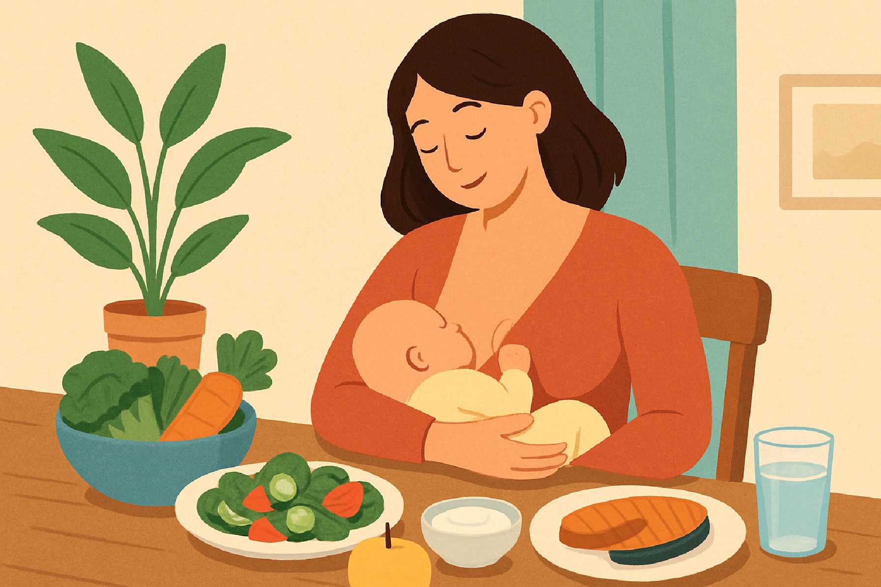 טיפים לתזונה נכונה לאימהות מניקות